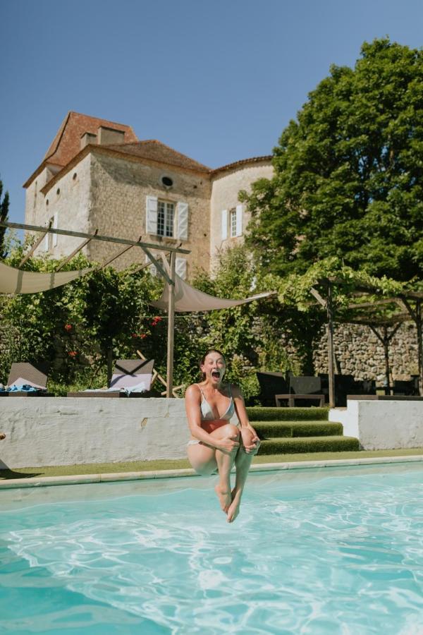 Chateau Barayre - Beautiful 12Th Century Castle With Pool And Large Garden Laussou エクステリア 写真